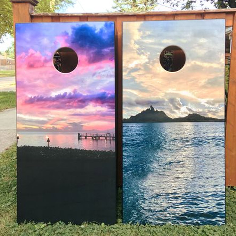 Lake View Custom Cornhole Set