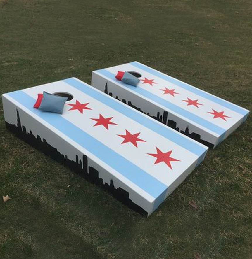 Chi-Town Custom Cornhole Boards on X: #beardown #customcornhole